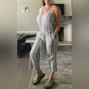 Cloth & Stone linen romper S/M